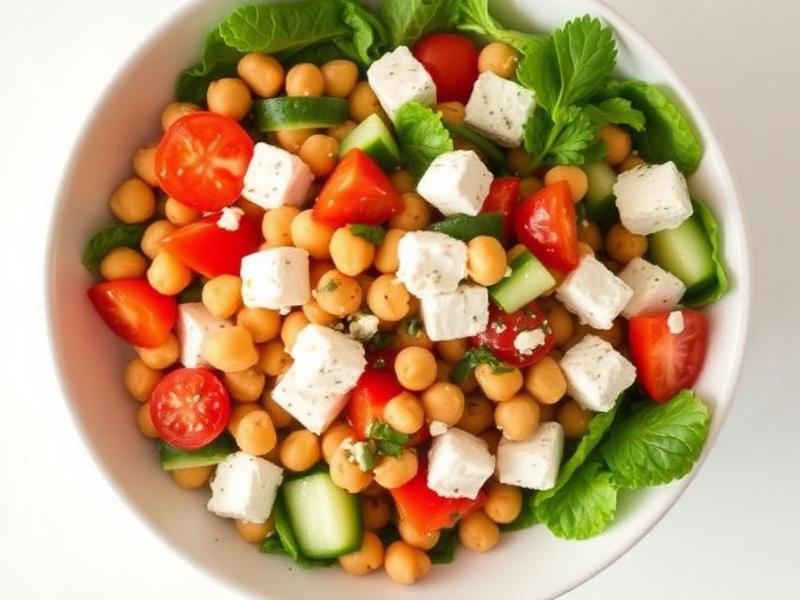 A fresh salad prepared as part of a weekly meal plan
